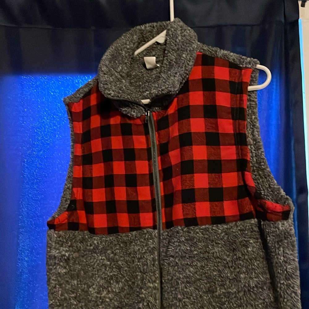 Sunshine and Rodeos plaid vest